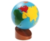 Image sur Globe des continents Montessori